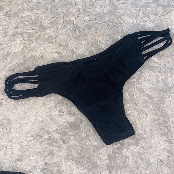 Boutine LA Swim Boutinela Black Thong Bikini Bottom Poshmark